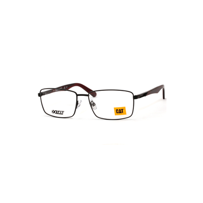 CAT Track Safety Glasses Black Frame Blue Mirror Lens